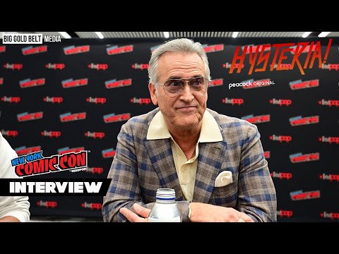 Bruce Campbell Interview | Peacock’s “HYSTERIA!” | NYCC 2024