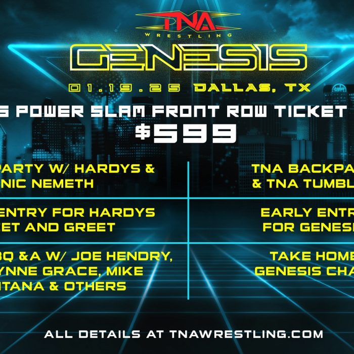 Tickets For Genesis Pay-Per-View on January 19, 2025 in Dallas Go On-Sale This Friday, November 15 – TNA Wrestling