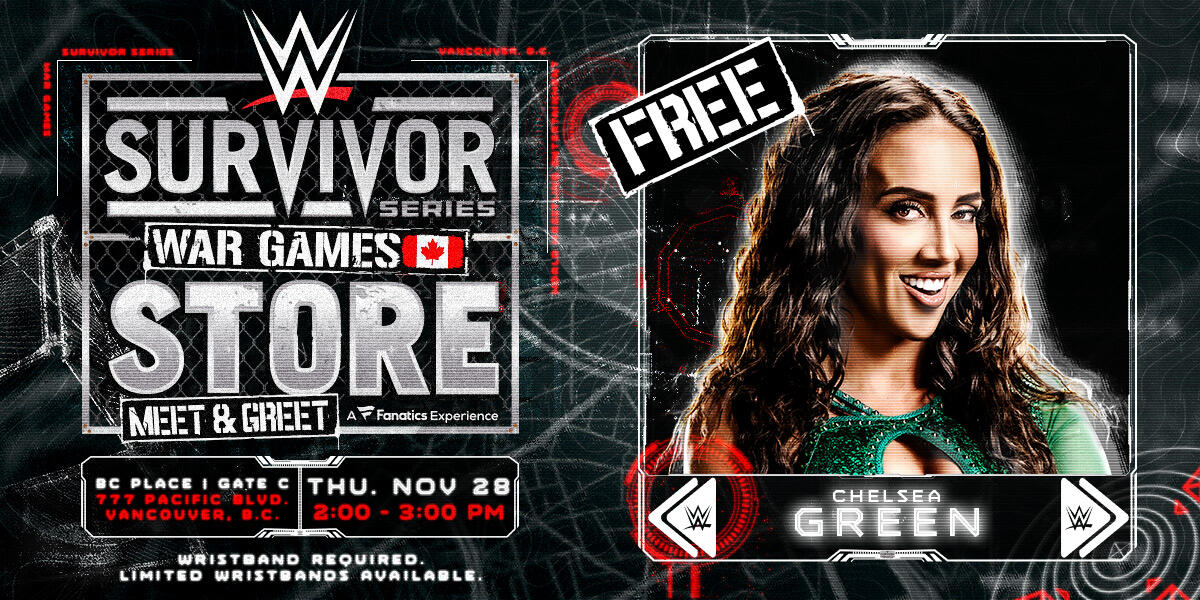 WWE Survivor Series: WarGames Store comes to Vancouver