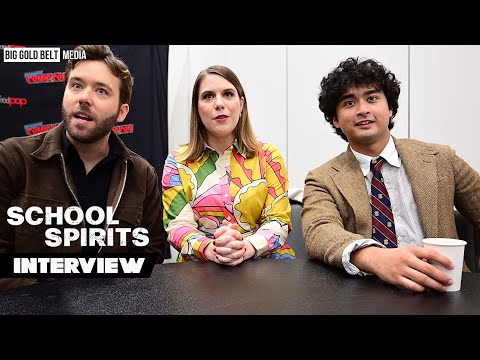 Behind the Scenes with the Stars of ‘School Spirits’ Season 2 at NYCC 2024