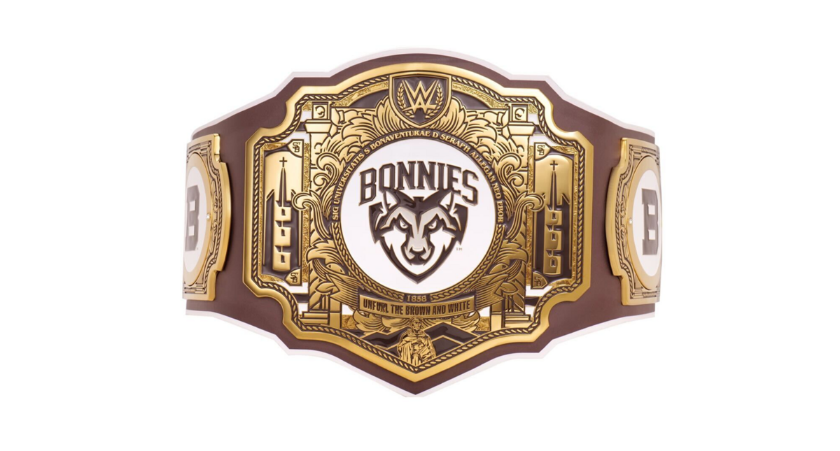 WWE unveils St. Bonaventure Legacy Title Belts