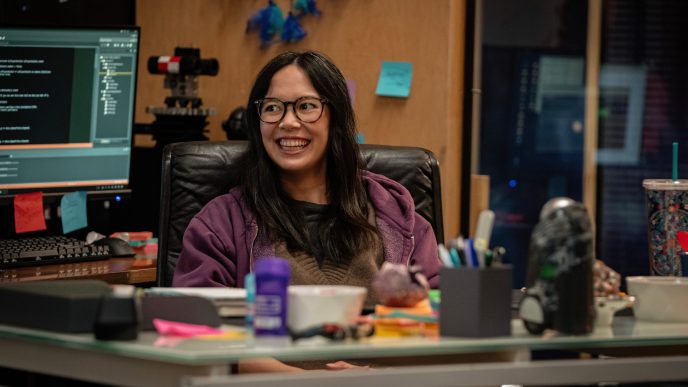 Charlotte Nicdao and David Hornsby Mythic Quest Interview