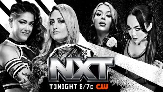 NXT Women's Champion Giulia teams up with Bayley against Roxanne Perez and Cora Jade