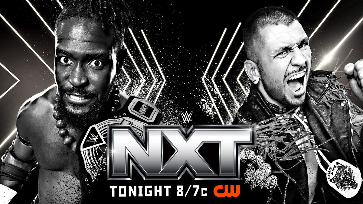 Oba Femi defends the NXT Championship against Eddy Thorpe