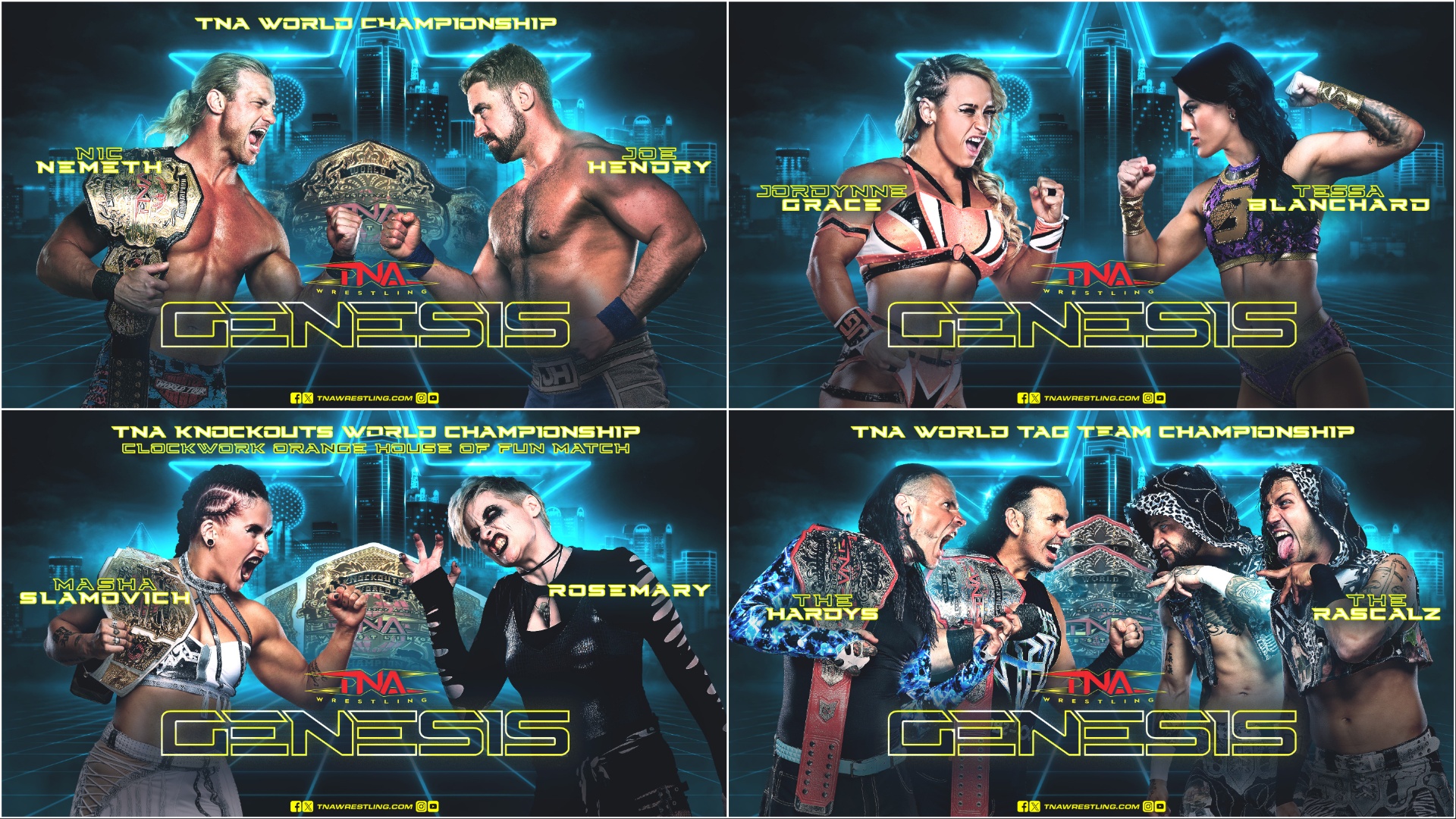 TNA Genesis 2025 Full Preview – TNA Wrestling