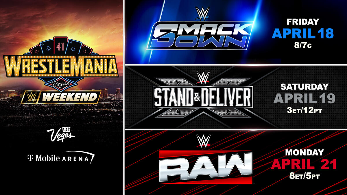 WWE unveils schedule of major events for WrestleMania 41 week in Las Vegas