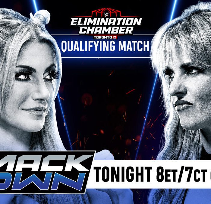 Alexa Bliss and Candace LeRae collide in Elimination Chamber Qualifying Match