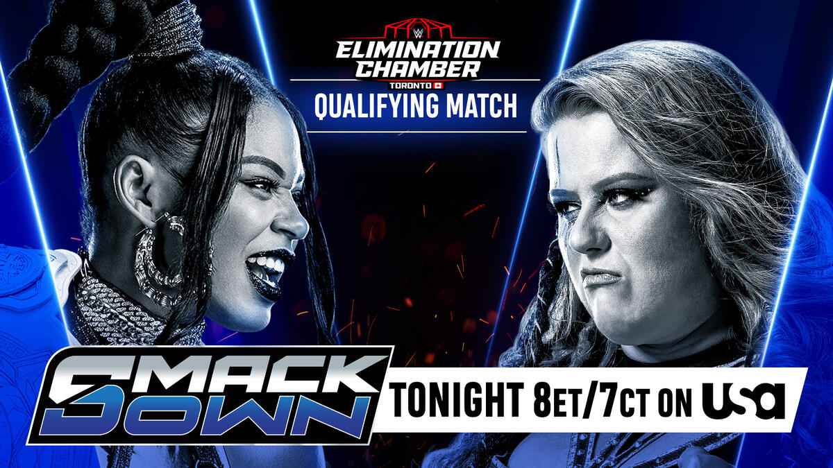 Bianca Belair and Piper Niven battle in an Elimination Chamber Qualifying Match