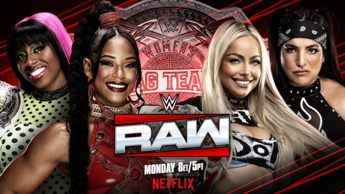 Bianca Belair & Naomi vs. Liv Morgan & Raquel Rodriguez - WWE Women’s Tag Team Championship Match