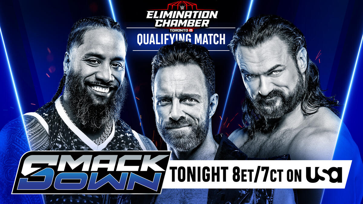 Drew McIntyre, LA Knight and Jimmy Uso to clash in Elimination Chamber Qualifying Triple Threat Match