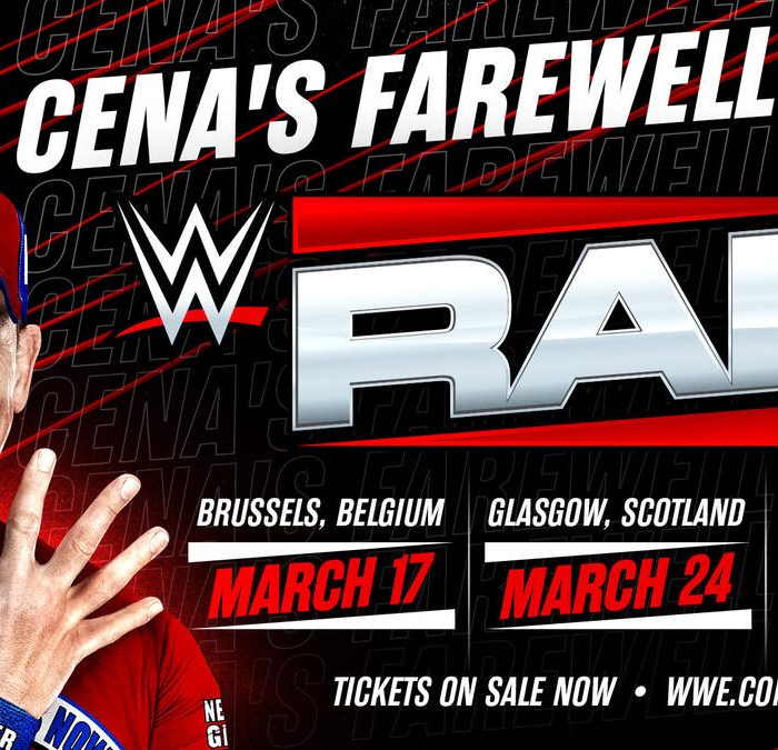 John Cena returns to Europe this March on the Road to WrestleMania