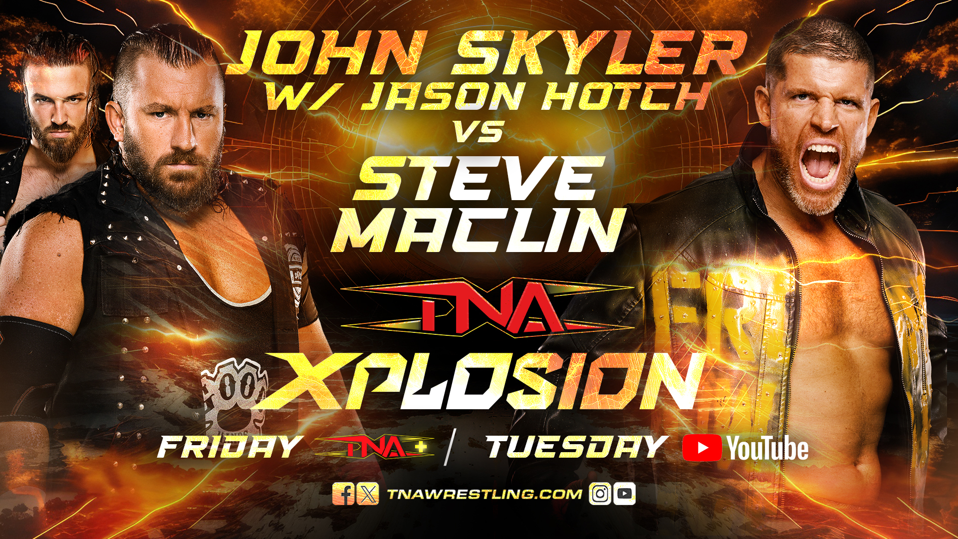 Steve Maclin Takes On John Skyler on XPLOSION! – TNA Wrestling