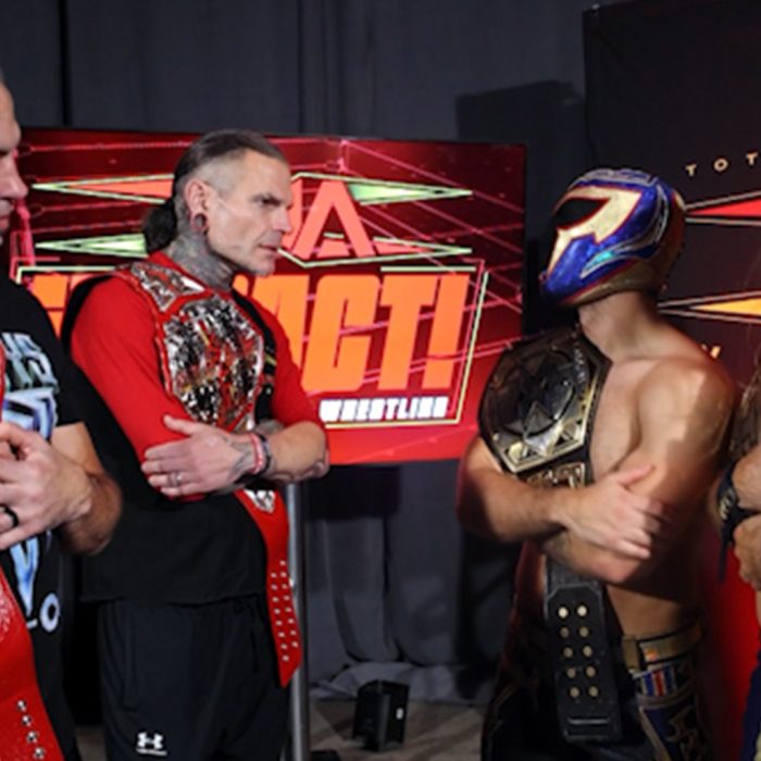 The Hardys Go Face to Face With NXT’s Fraxiom – TNA Wrestling