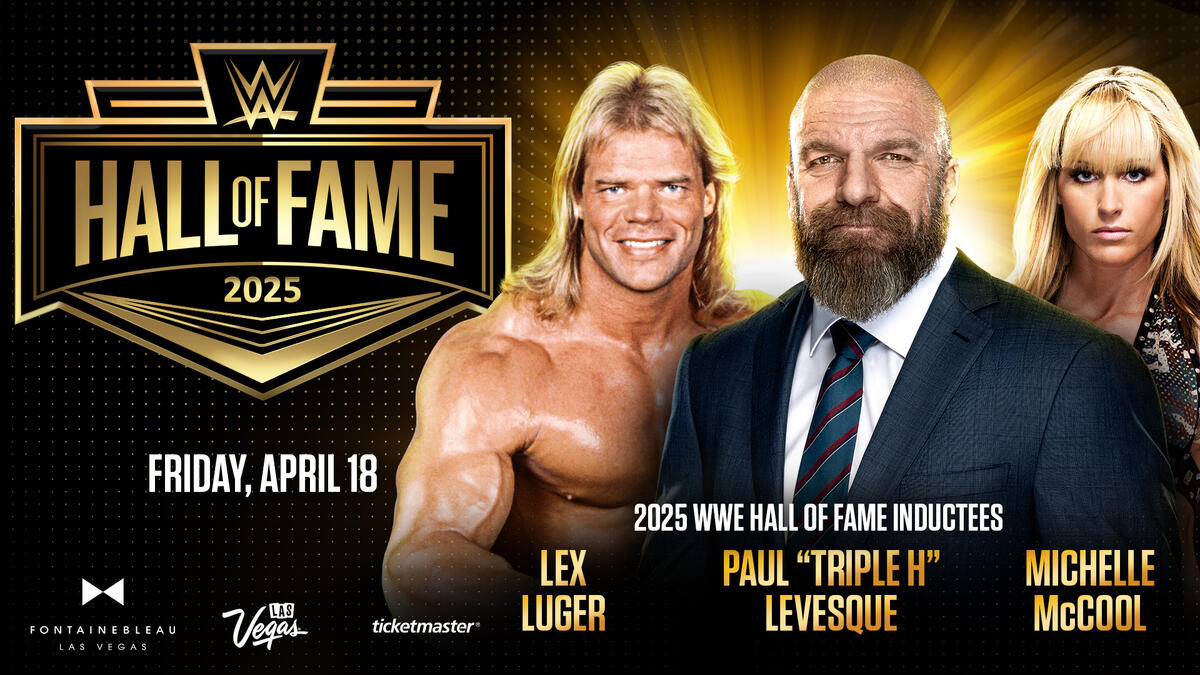 2025 WWE Hall of Fame Ceremony takes center stage at Fontainebleau Las Vegas Friday, April 18