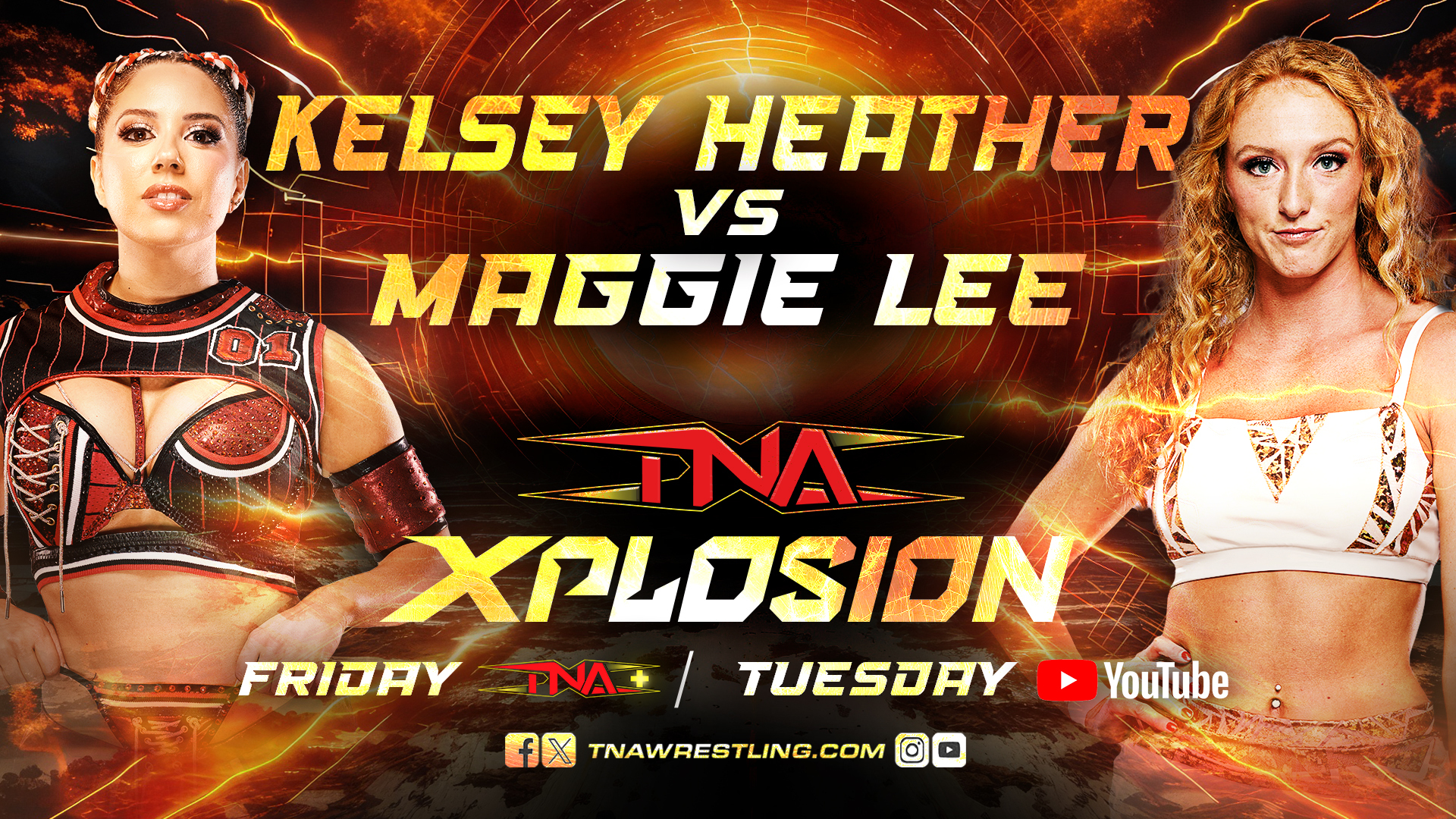 Maggie Lee Battles Kelsey Heather This Week on Xplosion – TNA Wrestling