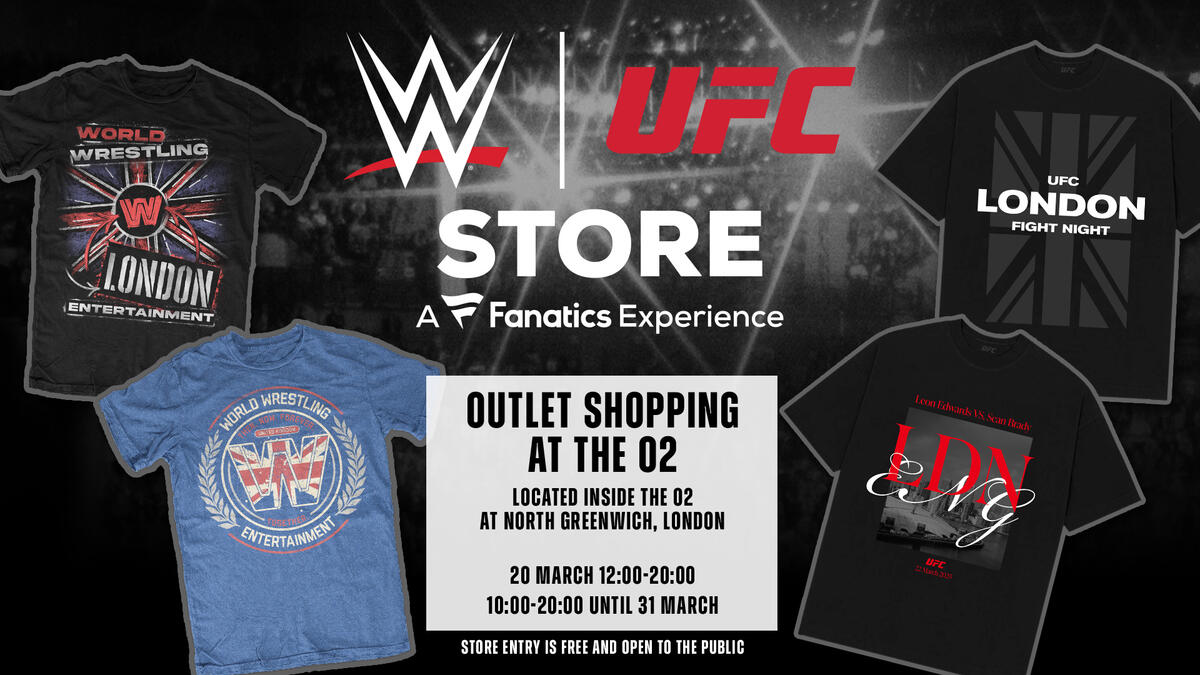 The first-ever official WWE | UFC Store comes to London with FREE Superstar photo ops