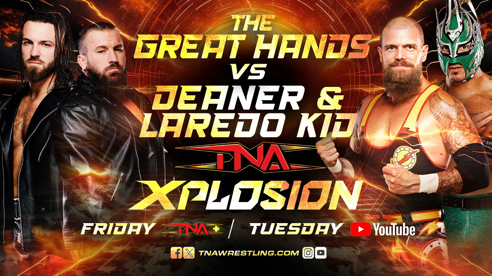 The Great Hands Battle Laredo Kid & Cody Deaner This Week on Xplosion – TNA Wrestling