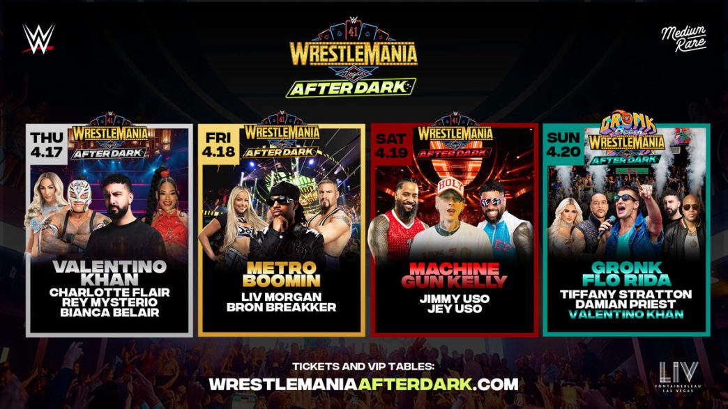 "WrestleMania After Dark" coming to LIV & LIV Beach at Fontainebleau Las Vegas