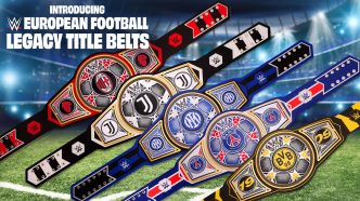WWE unveils European football Legacy Title Belts with 13 major clubs