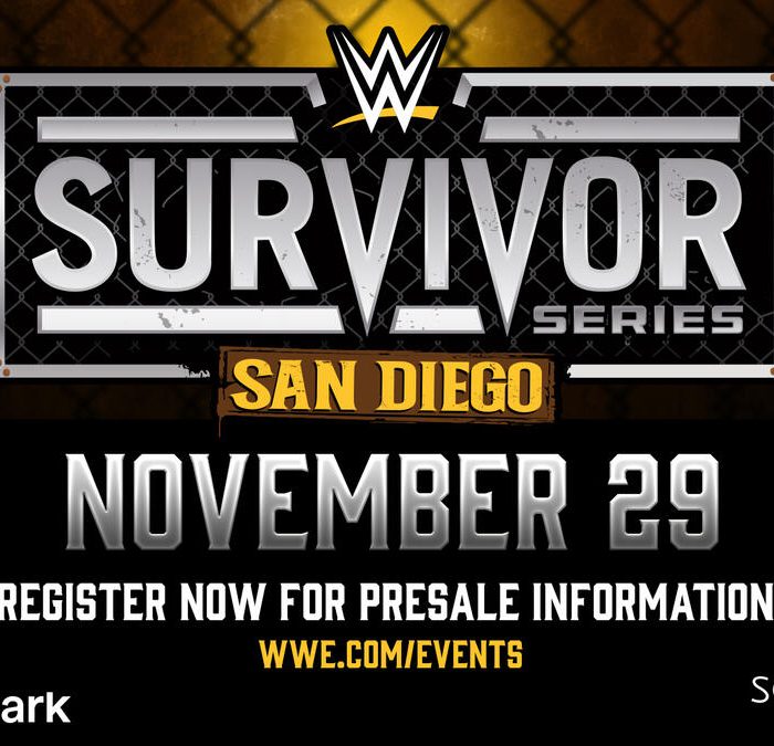 San Diego to host Survivor Series on Saturday, November 29
