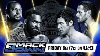 The Street Profits defend against Motor City Machine Guns