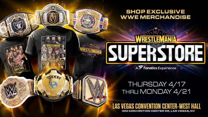 The WrestleMania Superstore is coming to Las Vegas
