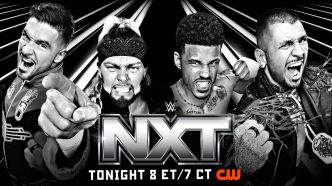 Wes Lee, Ethan Page, Lexis King and Eddy Thorpe battle in a No. 1 Contender Fatal 4-Way Match