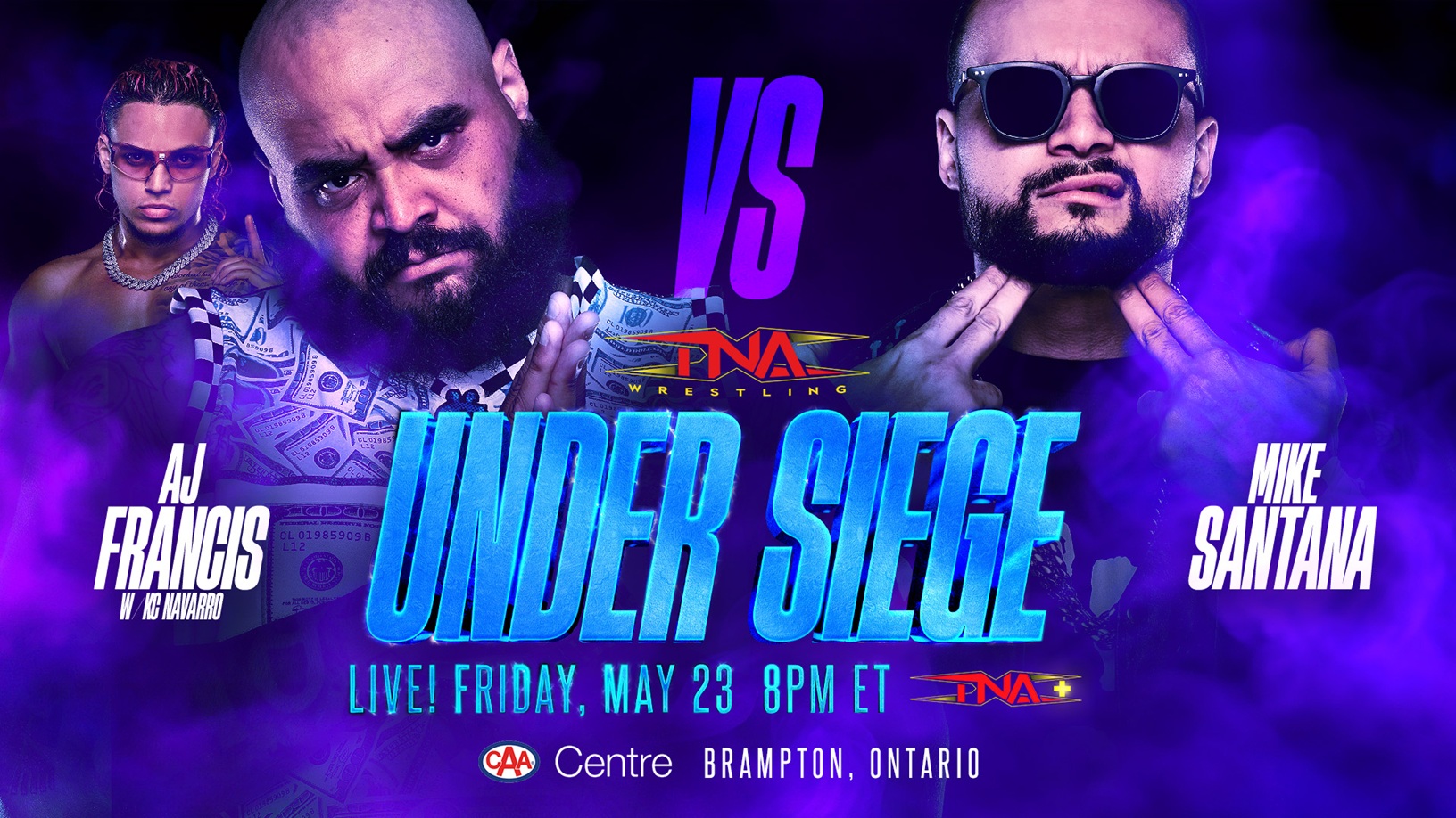 Mike Santana Collides With A.J. Francis at Under Siege – TNA Wrestling