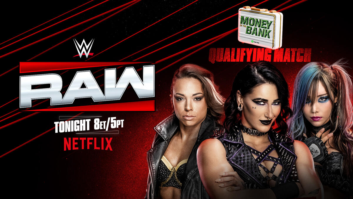 Rhea Ripley vs. Kairi Sane vs. Zoey Stark – Money in the Bank Triple Threat Qualifying Match
