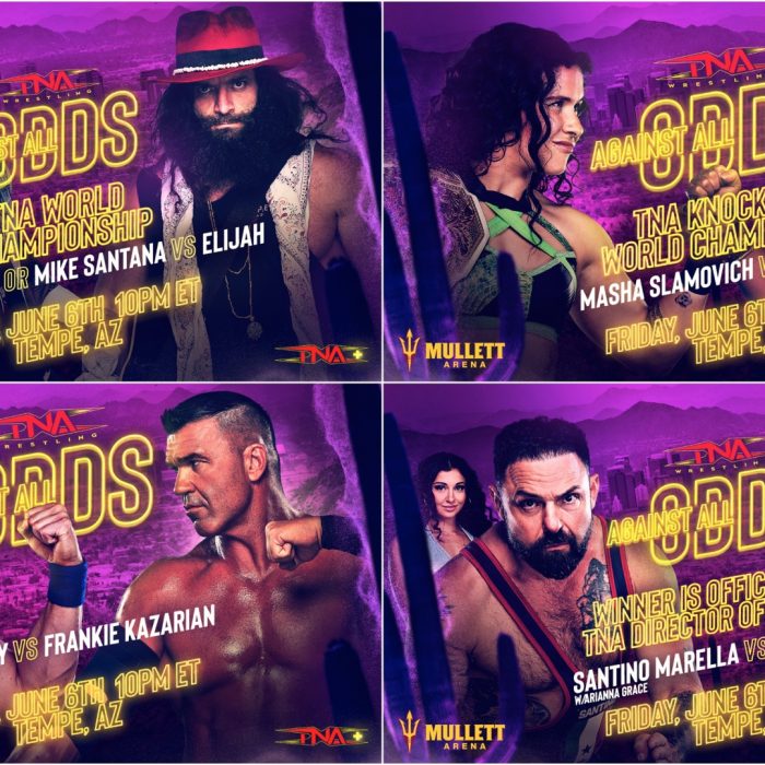 World Championship Matches, Hendry vs. Kazarian, Battle to Become Director of Authority & More Official for Against All Odds – TNA Wrestling