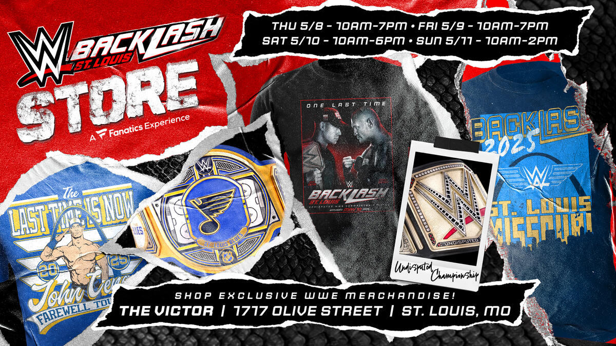 WWE Backlash Store is coming to St. Louis