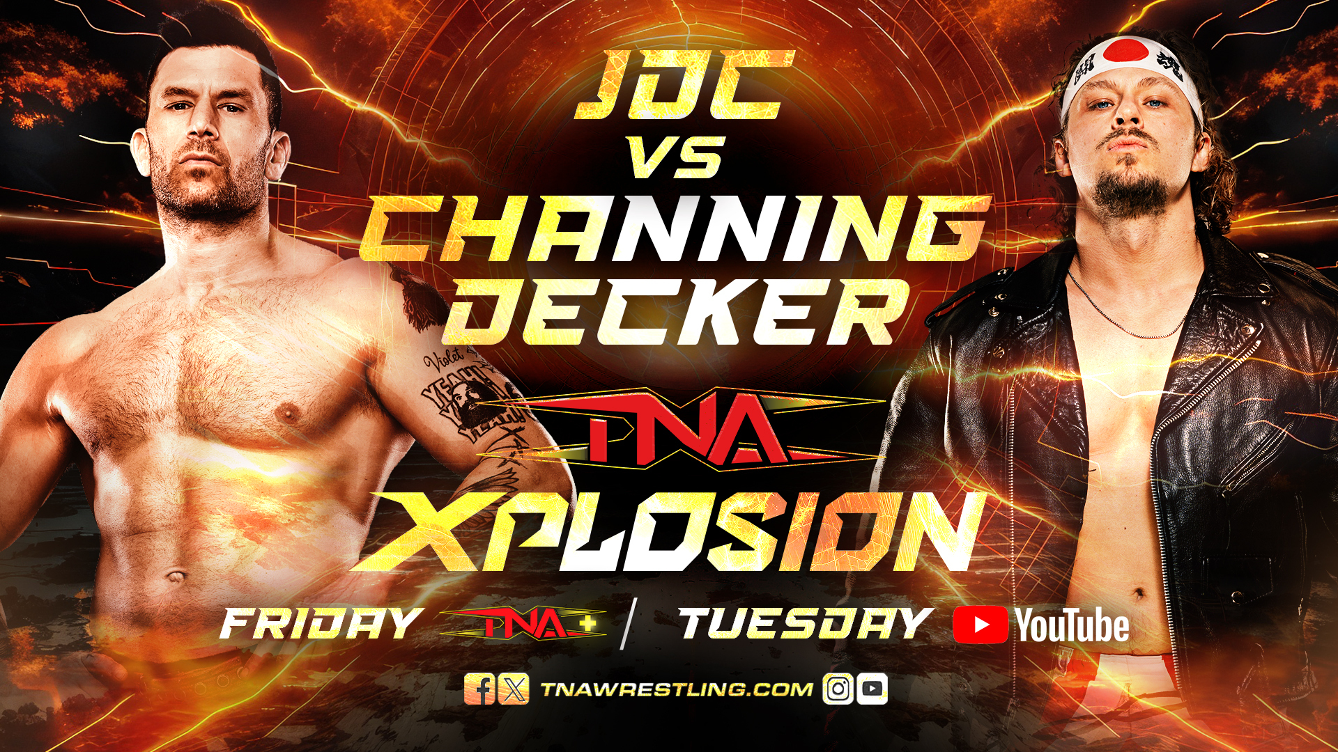 JDC Battles Channing Decker, Jody Threat Takes on Vipress on XPLOSION – TNA Wrestling