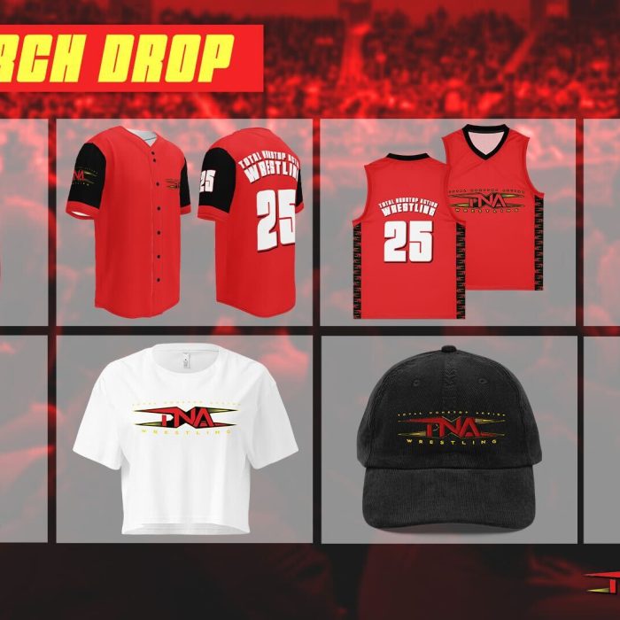 TNA Wrestling Delivers New, Stylish, Trendy Baseball Jersey, Basketball Jersey, Backpack & More In First-Ever TNA Merch Drop – TNA Wrestling