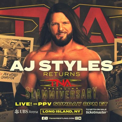 AJ Styles Returns to TNA Wrestling This Sunday at Slammiversary – TNA Wrestling