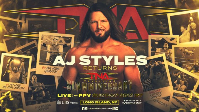AJ Styles Returns to TNA Wrestling This Sunday at Slammiversary – TNA Wrestling