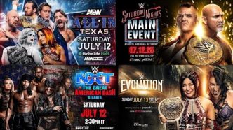 Epic Showdowns Await in AEW All In Texas and WWE's Saturday Night Spectacle