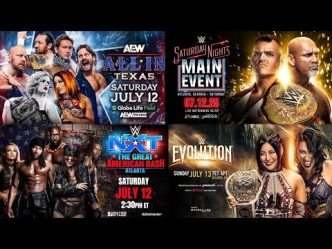 Epic Showdowns Await in AEW All In Texas and WWE’s Saturday Night Spectacle