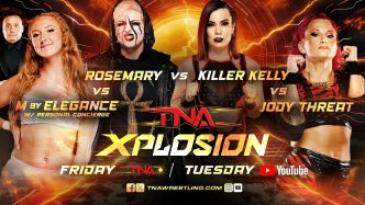 Jody Threat, Rosemary, Killer Kelly, and M By Elegance Collide in Xplosion Main Event – TNA Wrestling