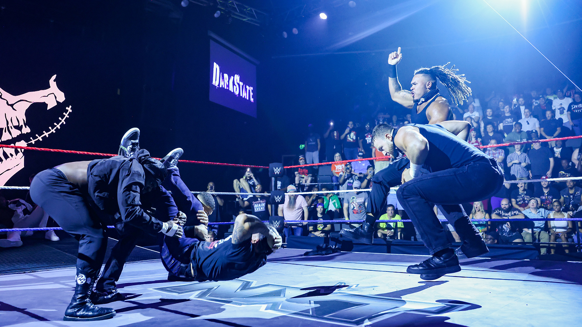 Joe Hendry & Mike Santana Attacked By NXT’s DarkState Following TNA World Title Contract Signing at WWE The Great American Bash – TNA Wrestling