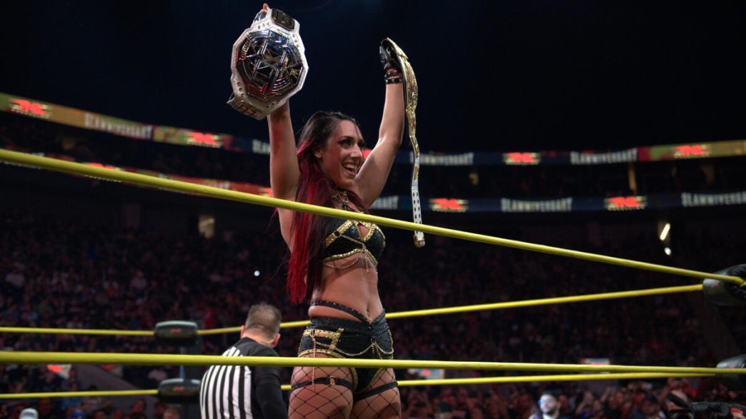 NXT Women’s Champion Jacy Jayne wins the TNA Knockouts Championship at Slammiversary