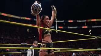 NXT Women’s Champion Jacy Jayne wins the TNA Knockouts Championship at Slammiversary