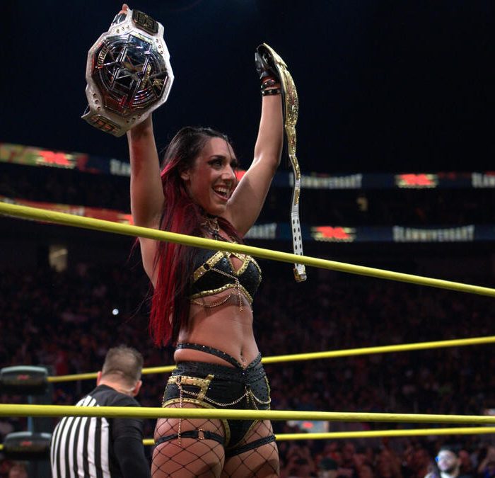 NXT Women’s Champion Jacy Jayne wins the TNA Knockouts Championship at Slammiversary