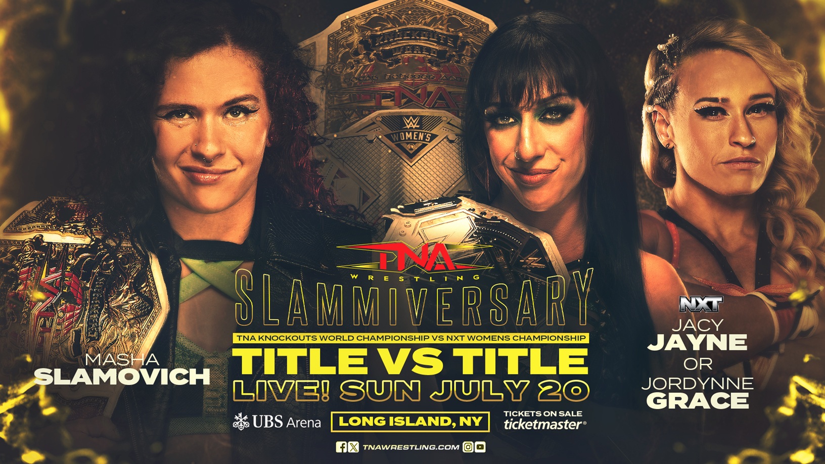 TNA Knockouts & NXT Women’s Championships On the Line in Title vs. Title Match at Slammiversary – TNA Wrestling