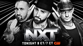 Tony D'Angelo, Stacks and Luca Crusifino battle in a Triple Threat Match