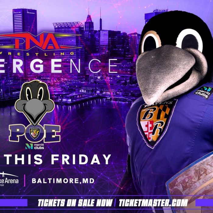 Baltimore Ravens Mascot Poe to Appear at TNA Emergence This Friday – TNA Wrestling