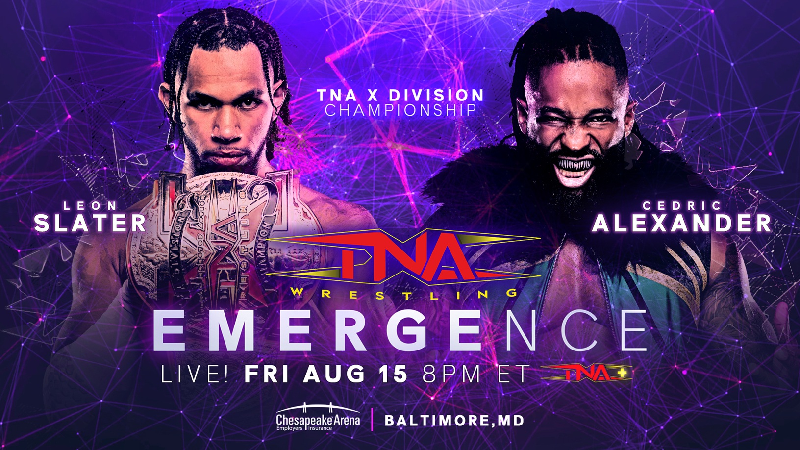Leon Slater & Cedric Alexander Set for X-Division Title Singles Showdown at Emergence – TNA Wrestling