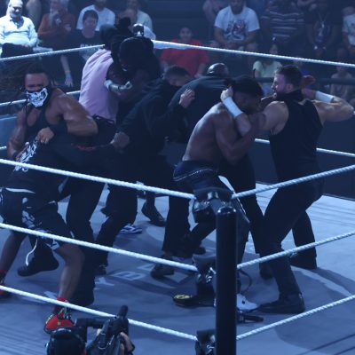 Trick Williams, Moose, Oba Femi & Je’Von Evans Fend Off an Attack From DarkState on WWE NXT – TNA Wrestling