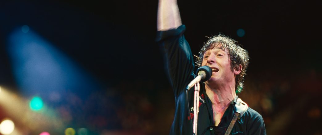 Jeremy Allen White as Bruce Springsteen recording Nebraska in Springsteen: Deliver Me from Nowhere