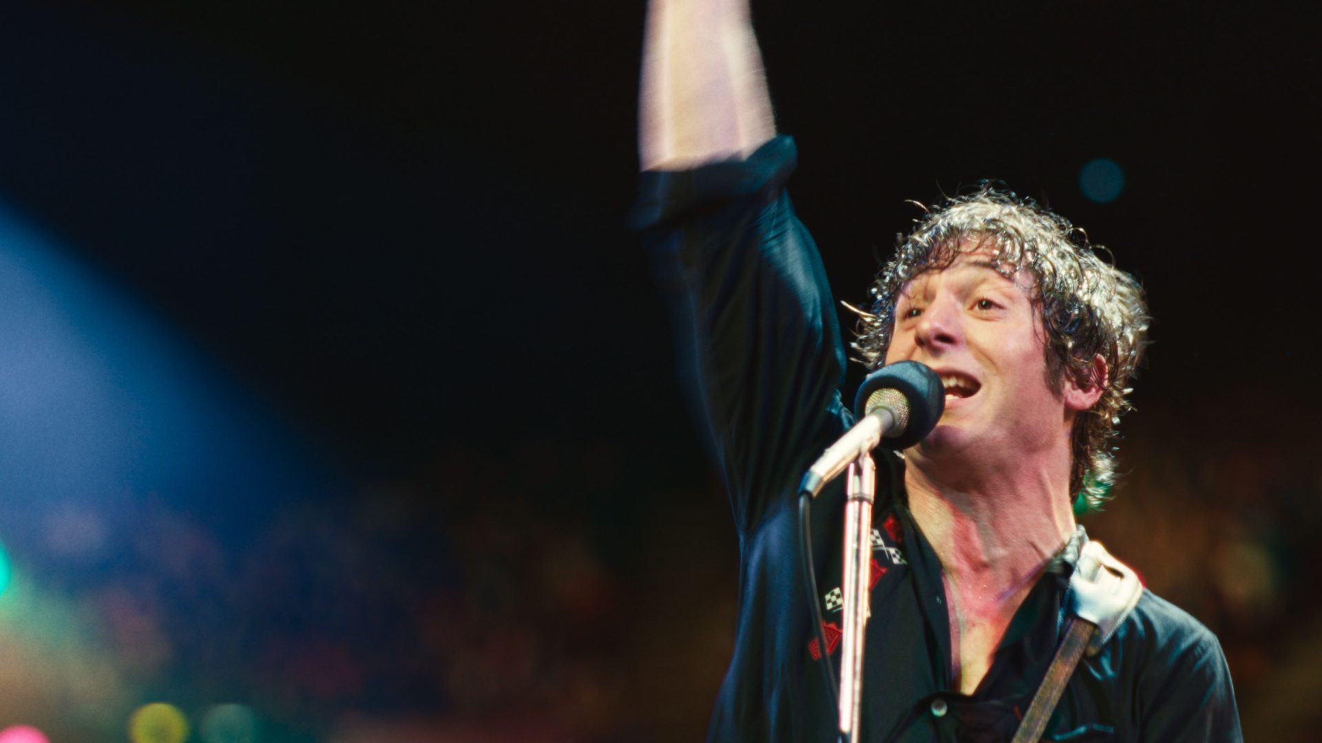 Jeremy Allen White as Bruce Springsteen recording Nebraska in Springsteen: Deliver Me from Nowhere