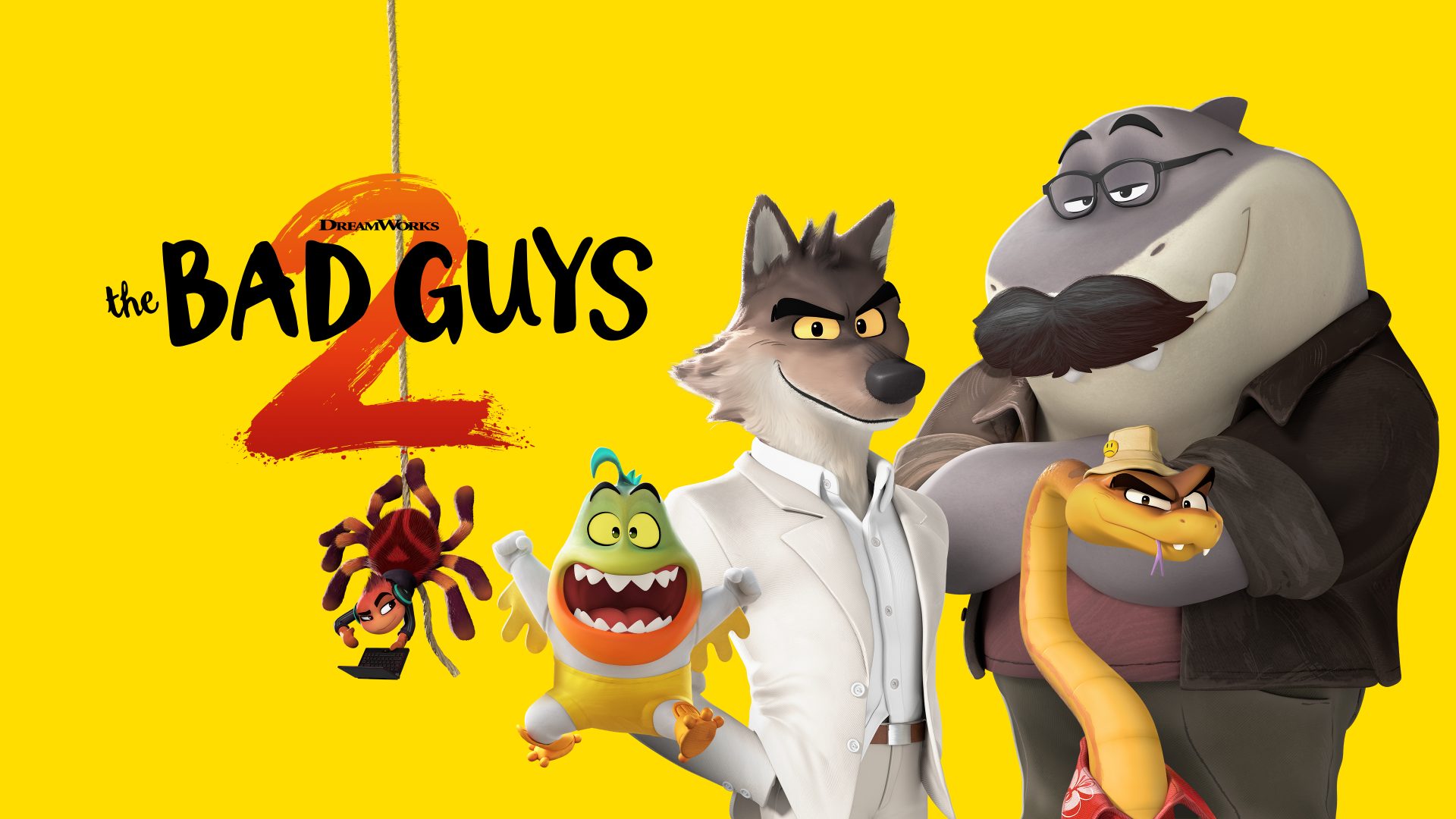 The Bad Guys 2 4K UHD Collector’s Edition artwork featuring the Bad Guys and Bad Girls cast.